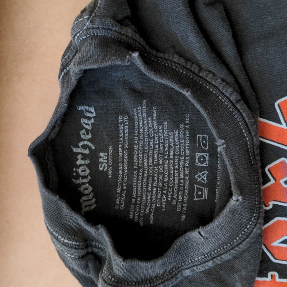 Motorhead Ace of Spades Distressed Off-Black T shirt Small - Picture 2 of 7